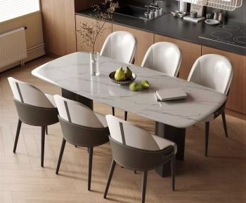 Modern Dining Table And Chairs-ID:189500099