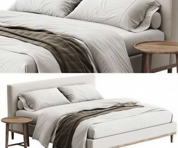 Modern Double Bed-ID:225210293
