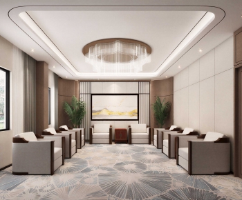 New Chinese Style Meeting Room-ID:720047003