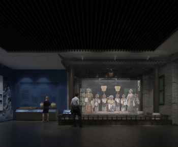 Chinese Style Exhibition Hall-ID:125460658