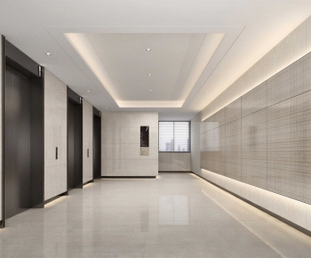 Modern Office Elevator Hall-ID:436618091