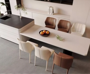 Modern Dining Table And Chairs-ID:390187987