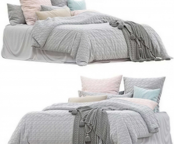 Modern Double Bed-ID:759063964