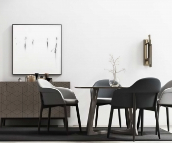 Modern Dining Table And Chairs-ID:823954112