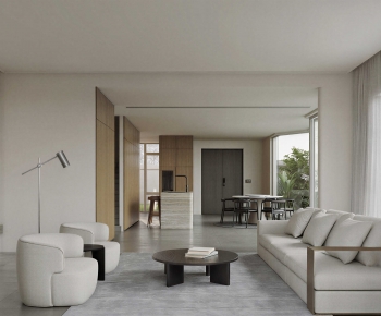 Modern A Living Room-ID:971990119