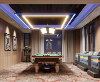 Modern Billiard Room-ID:828704125