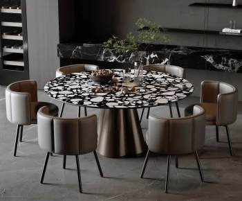 Modern Dining Table And Chairs-ID:559829953