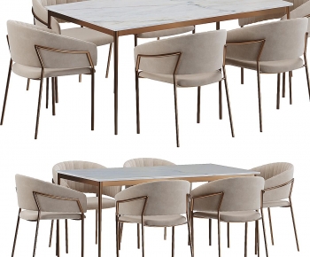 Modern Dining Table And Chairs-ID:887918009