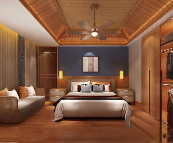Southeast Asian Style Bedroom-ID:448589317