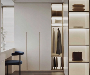 Modern Clothes Storage Area-ID:607933042