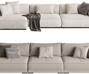 Modern Three-seat Sofa-ID:554547079