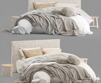 Modern Double Bed-ID:834105972