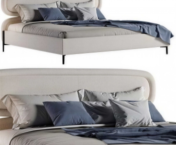Modern Double Bed-ID:788064009