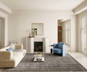 Modern A Living Room-ID:674935108