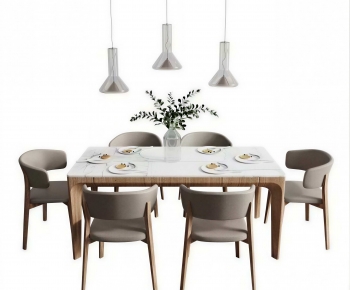 Modern Dining Table And Chairs-ID:907593973