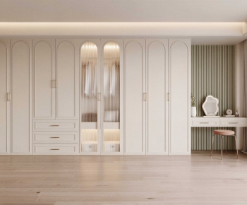 French Style Clothes Storage Area-ID:434370081