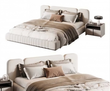 Modern Double Bed-ID:795183905