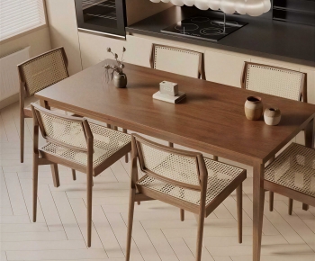 Modern Dining Table And Chairs-ID:975179915