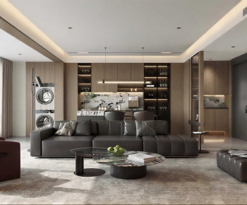 Modern A Living Room-ID:192466976