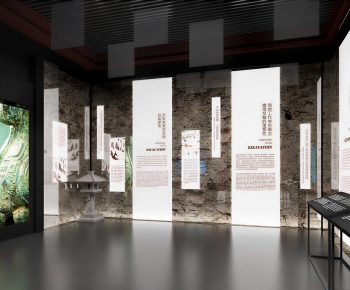 New Chinese Style Exhibition Hall-ID:797672034