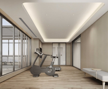 Modern Home Fitness Room-ID:215754034