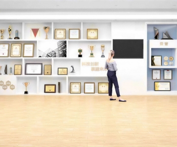 Modern Office Exhibition Hall-ID:455241925