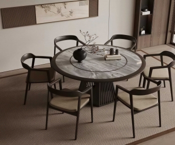 New Chinese Style Dining Table And Chairs-ID:472900974