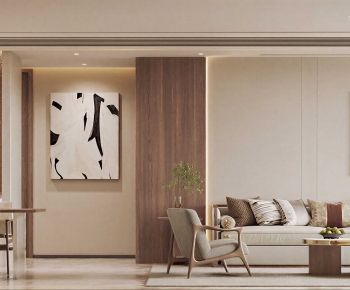 Modern A Living Room-ID:340569016