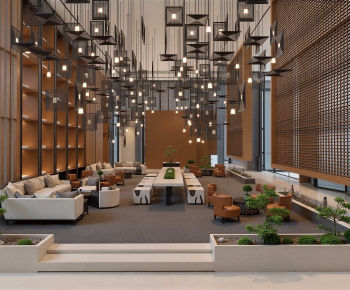 New Chinese Style Lobby Hall-ID:621090898