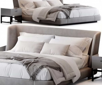 Modern Double Bed-ID:412257911
