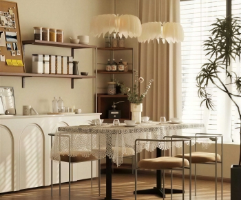 Modern Dining Table And Chairs-ID:388461113