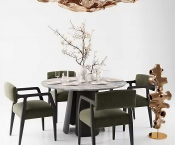 Modern Dining Table And Chairs-ID:851341966