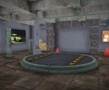 Modern Underground Garage-ID:958676103