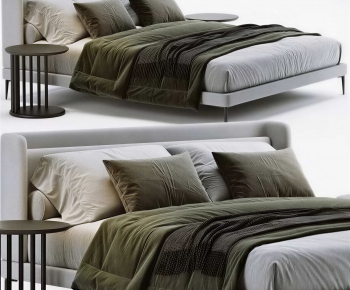 Modern Double Bed-ID:550856112