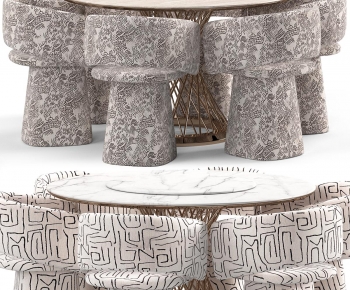 Modern Dining Table And Chairs-ID:582073937