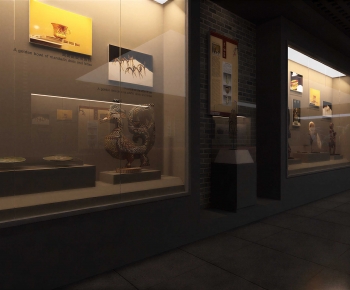 New Chinese Style Exhibition Hall-ID:816077955