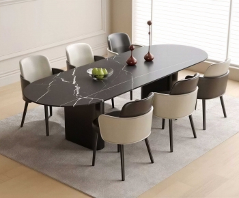 Modern Dining Table And Chairs-ID:121588959