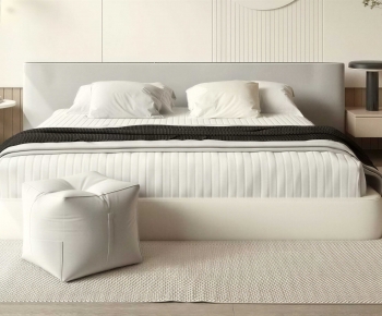 Modern Double Bed-ID:174086092