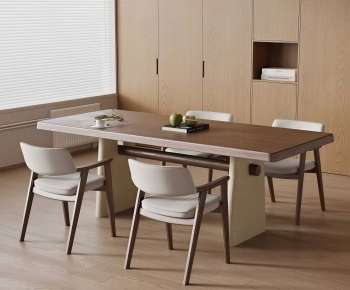 Modern Dining Table And Chairs-ID:729522944