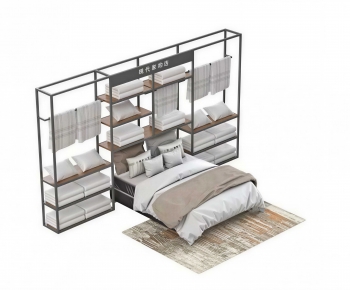 Modern Double Bed-ID:261729964