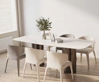 Modern Dining Table And Chairs-ID:250863087