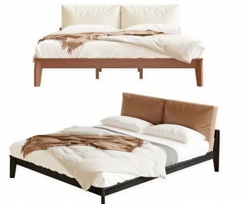 Modern Double Bed-ID:506576066
