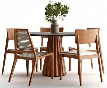 Modern Dining Table And Chairs-ID:508347998