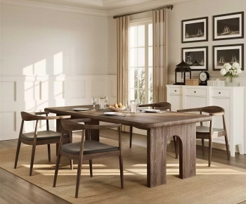 Modern Dining Table And Chairs-ID:596347094