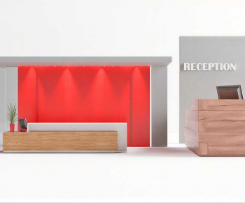 Modern Reception Desk-ID:386650093