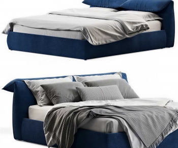 Modern Double Bed-ID:164798975
