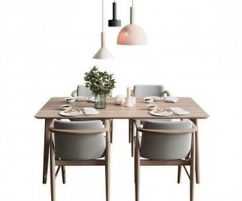 Modern Dining Table And Chairs-ID:431107048