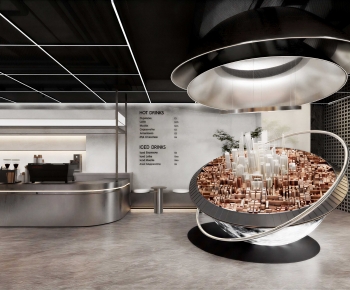 Modern Exhibition Hall-ID:693845995