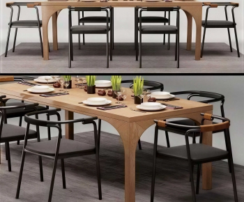 Modern Dining Table And Chairs-ID:350940945