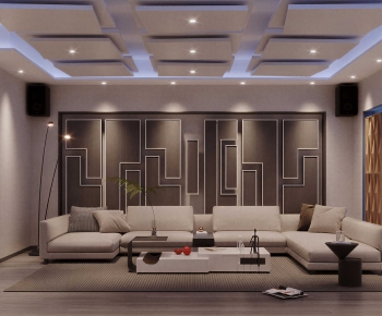 Modern A Living Room-ID:261390249